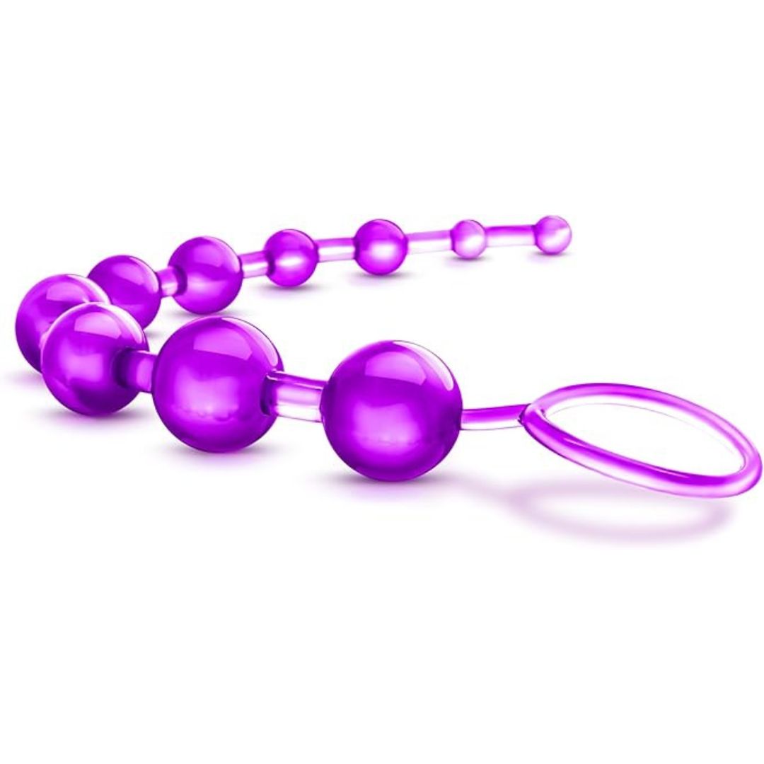 10_Anal_Beads_in_purple_colour 10 Anal Bead