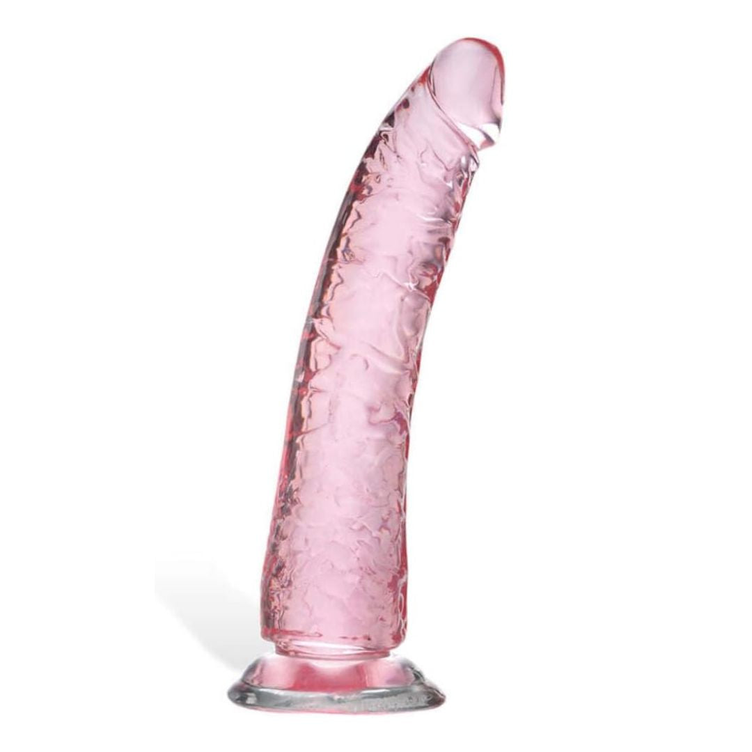 PinkSiliconeSuctionbase8InchDildo Pink Silicone Suction base 8 Inch Dildo
