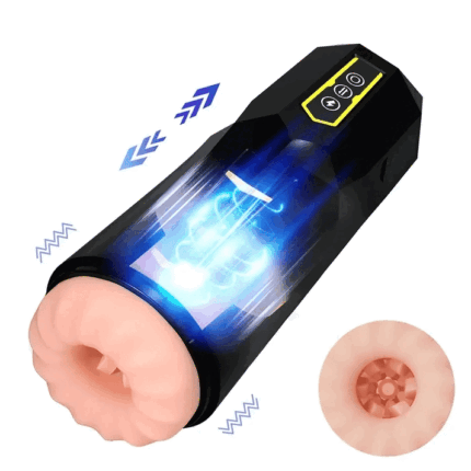 3-in-1 Automatic Male Masturbator with Realistic Oral Simulation and Vibration